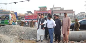 WASA officers visited Gulistan Disposal Station.