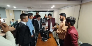JICA Vist to Computer Section .